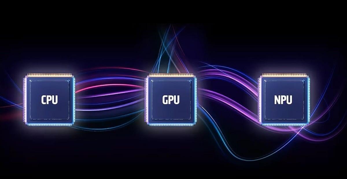 Bảng so sánh giữa CPU, GPU, DPU, và NPU